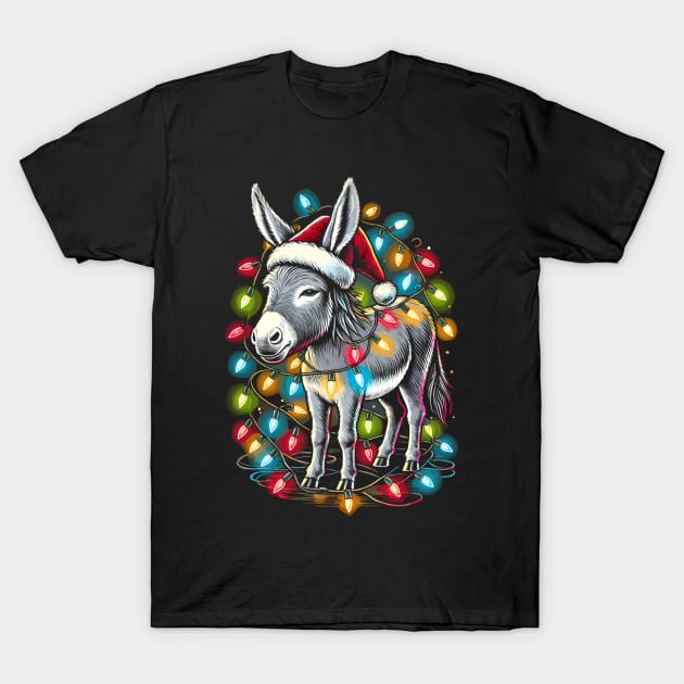 Donkey Lights Pajama Donkey T-Shirt Livingmall